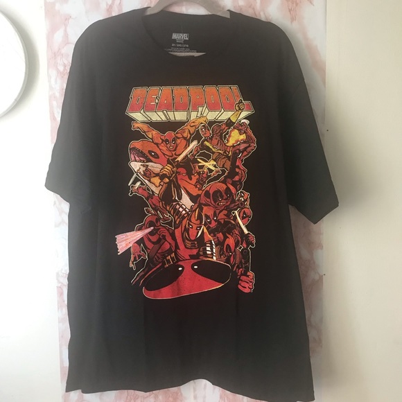 Marvel Other - *Marvel Superhero Deadpool Graphic T-Shirt-CM29